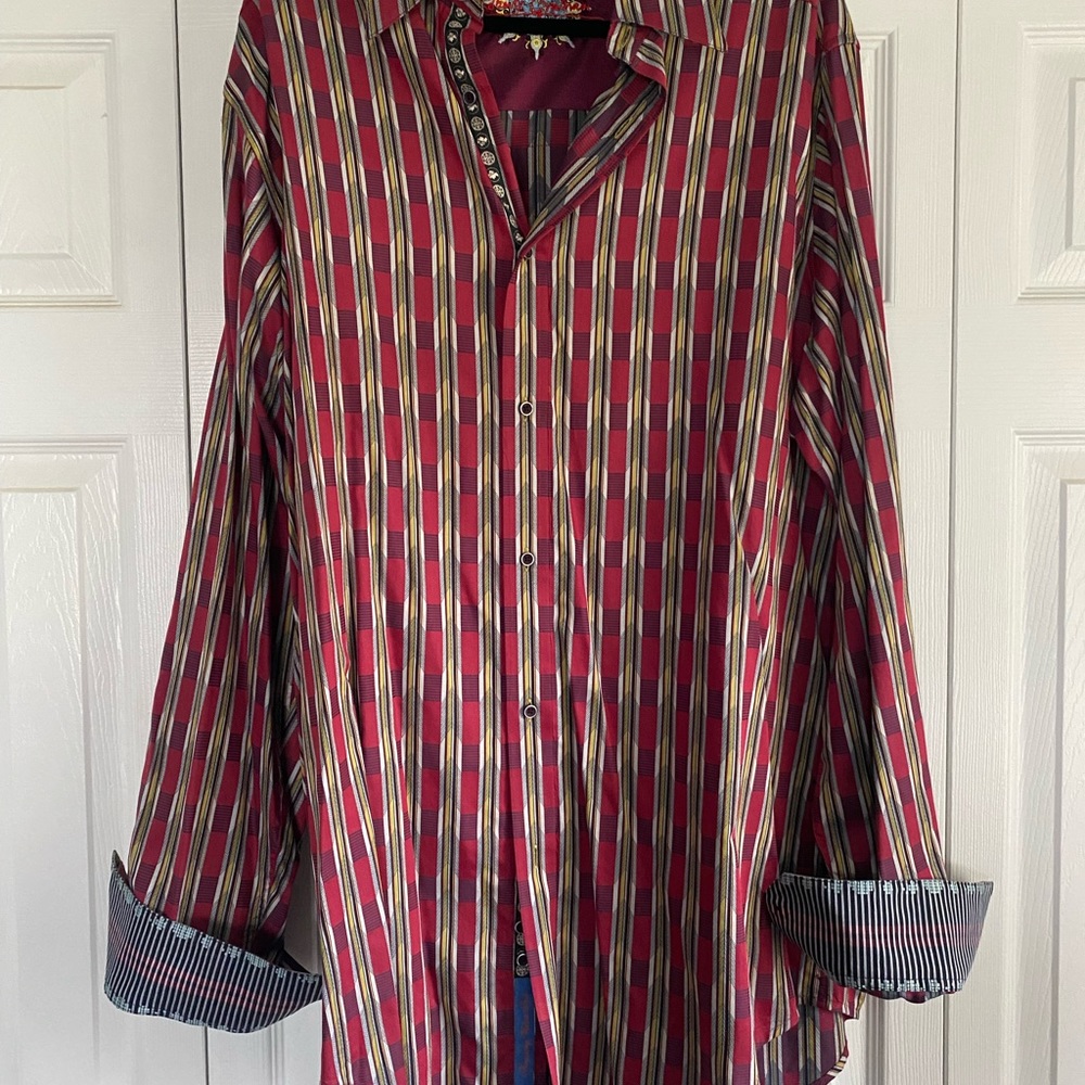 Men’s Robert Graham Long Sleeve Button Down Dress Shirt